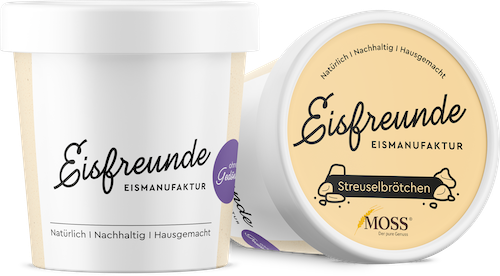 Schmuckelement Eisbecher geschlossen