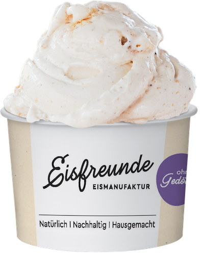 Schmuckelement Eisbecher offen