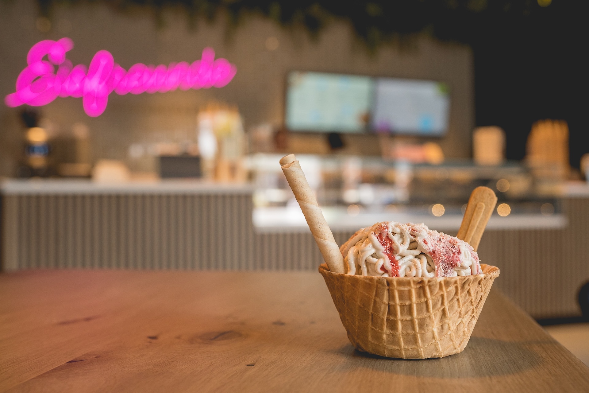 Spaghetti Eis